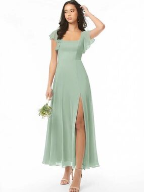 NWT Azazie Bondi Dress in Agave size 10